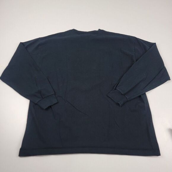 Vintage Y2K South Pole Mens Shirt Long Sleeve XL L/S Spell Out Southpole Black - Picture 2 of 9